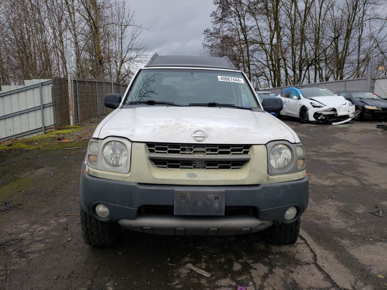 2003 Nissan Xterra Se White vin: 5N1MD28YX3C625452