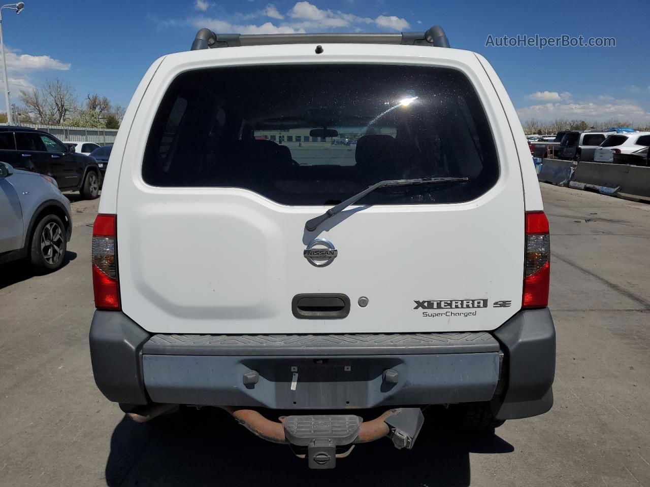 2003 Nissan Xterra Se White vin: 5N1MD28YX3C659844