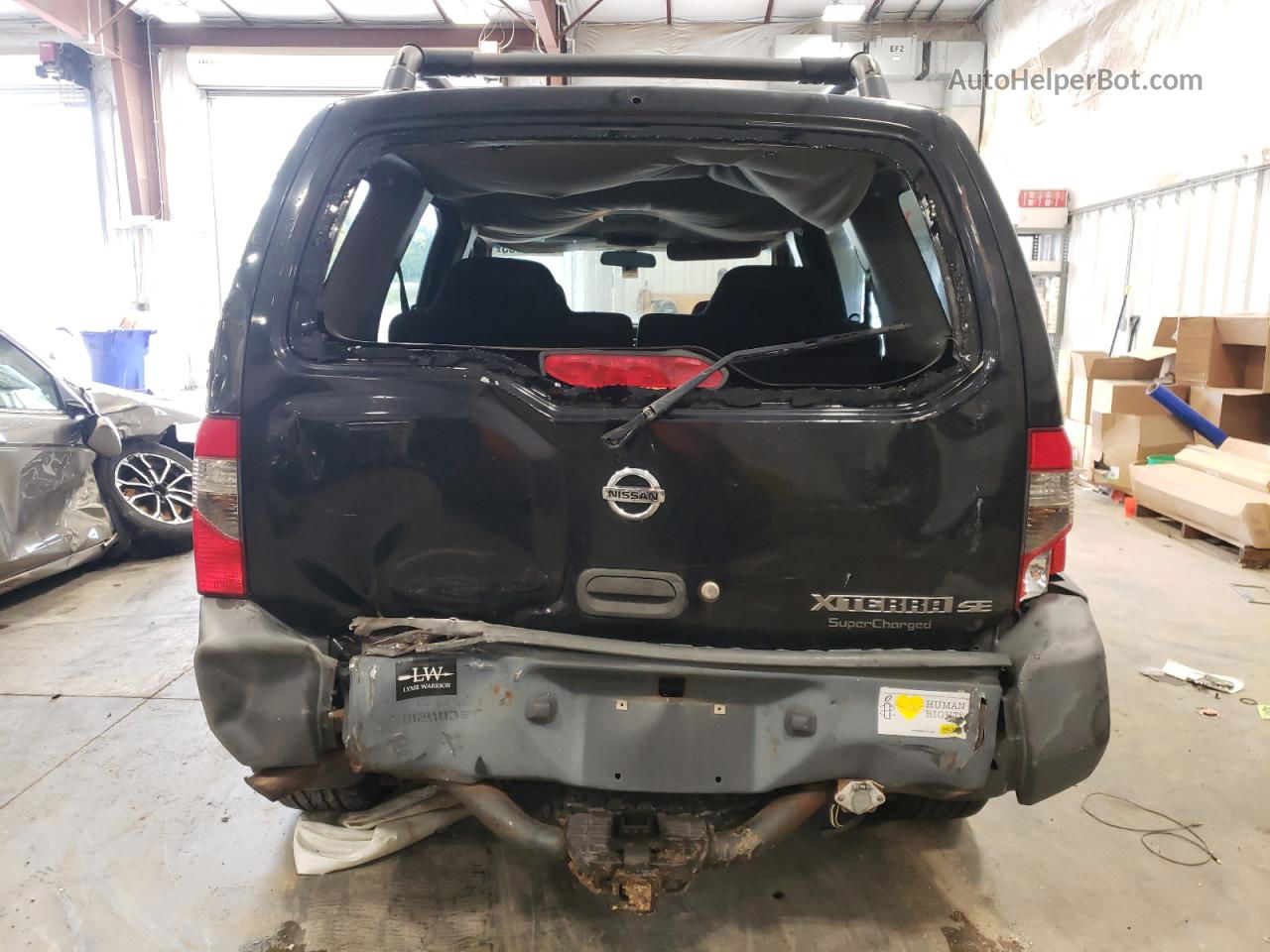 2003 Nissan Xterra Se Black vin: 5N1MD28YX3C685456