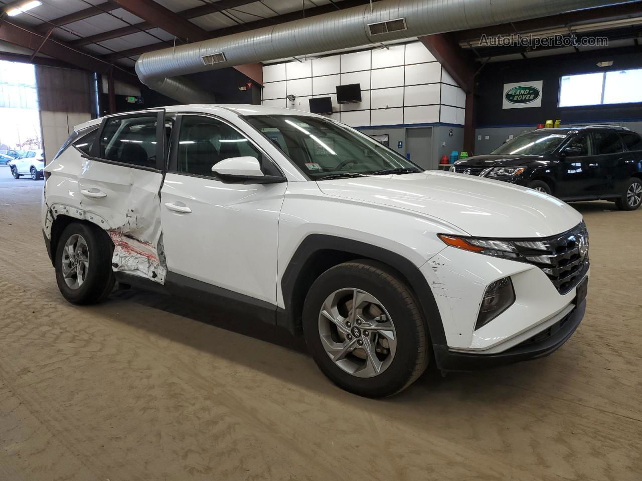 2022 Hyundai Tucson Se White vin: 5NMJA3AE2NH021453