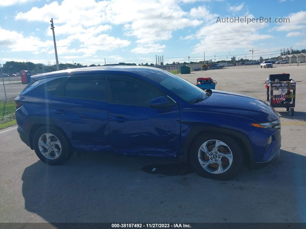 2022 Hyundai Tucson Se Blue vin: 5NMJA3AE4NH022684