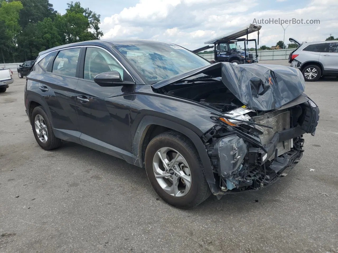 2022 Hyundai Tucson Se Угольный vin: 5NMJA3AE7NH019536