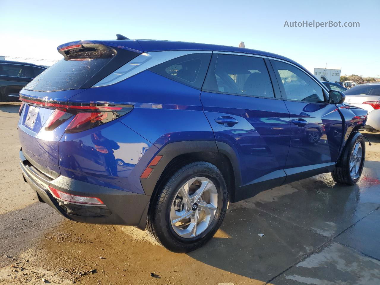 2022 Hyundai Tucson Se Blue vin: 5NMJA3AE7NH056442