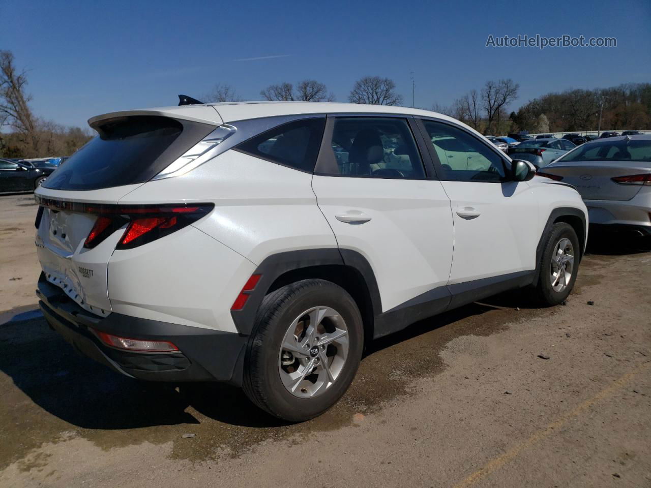 2022 Hyundai Tucson Se Белый vin: 5NMJA3AE8NH084184