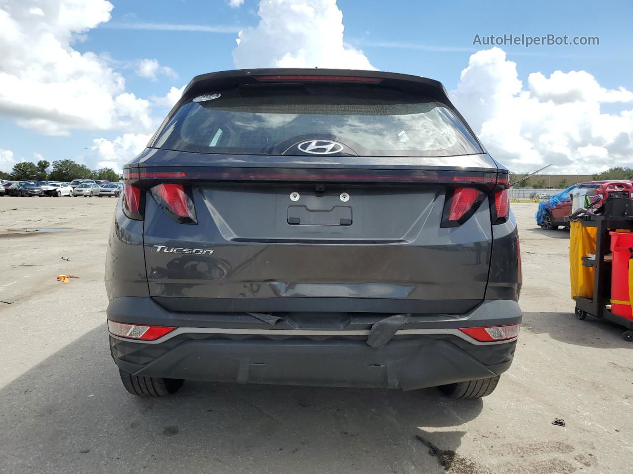 2022 Hyundai Tucson Se Серый vin: 5NMJA3AE9NH087109