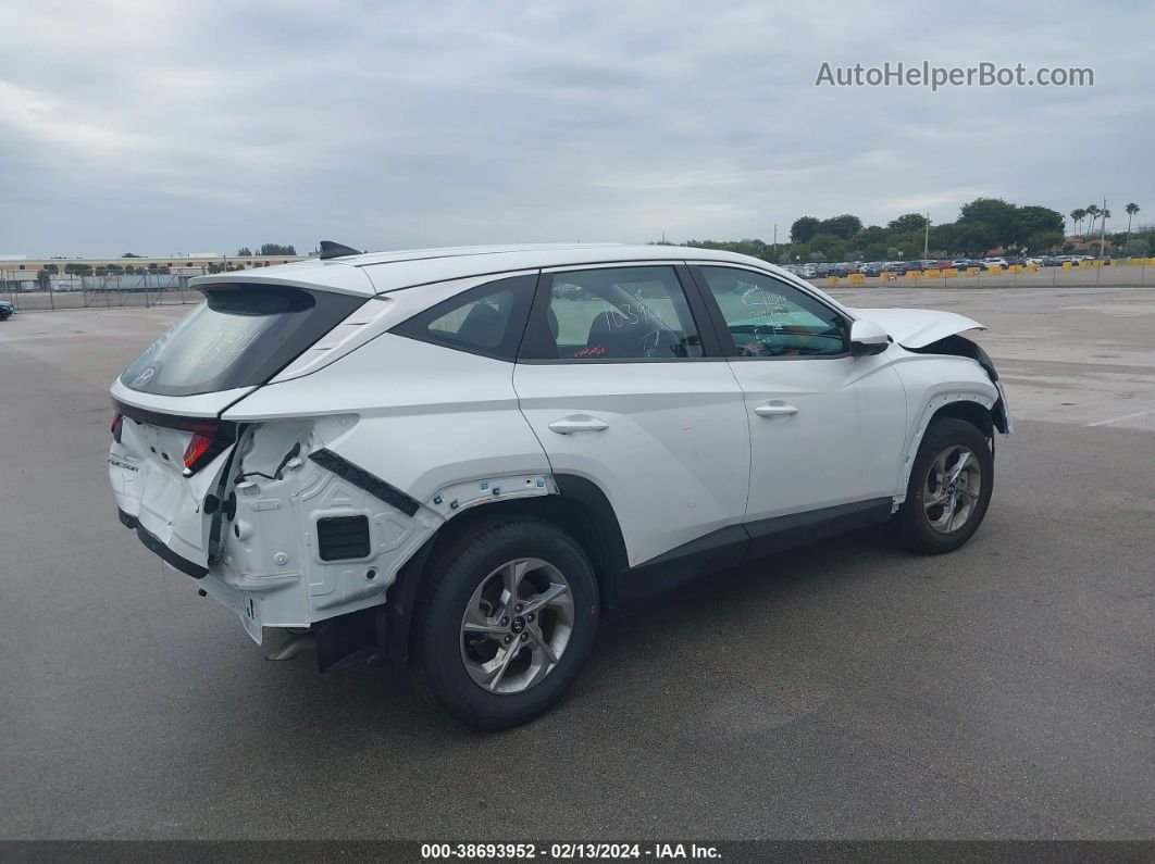 2022 Hyundai Tucson Se White vin: 5NMJA3AEXNH021975