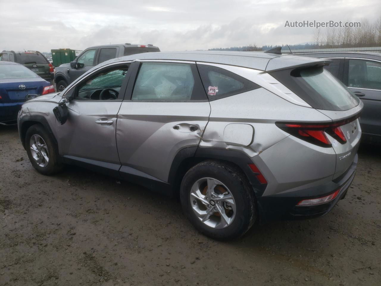 2022 Hyundai Tucson Se Silver vin: 5NMJA3AEXNH023421