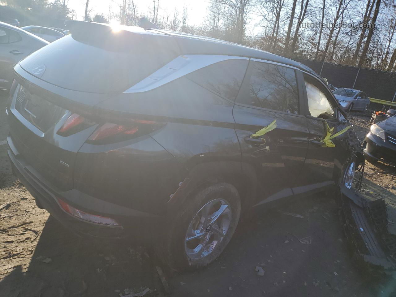 2022 Hyundai Tucson Se Gray vin: 5NMJACAE0NH055245