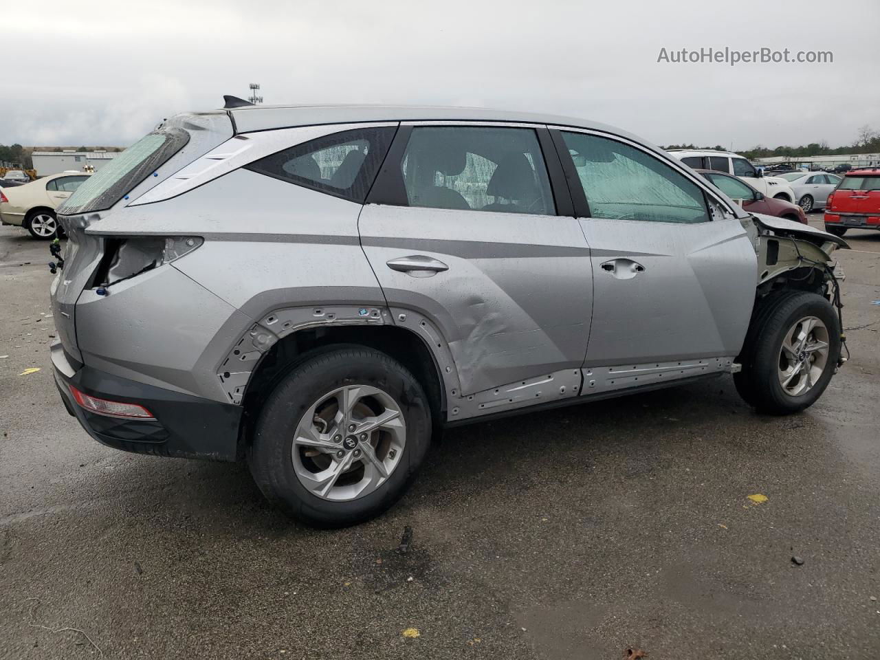 2022 Hyundai Tucson Se Silver vin: 5NMJACAE1NH027437