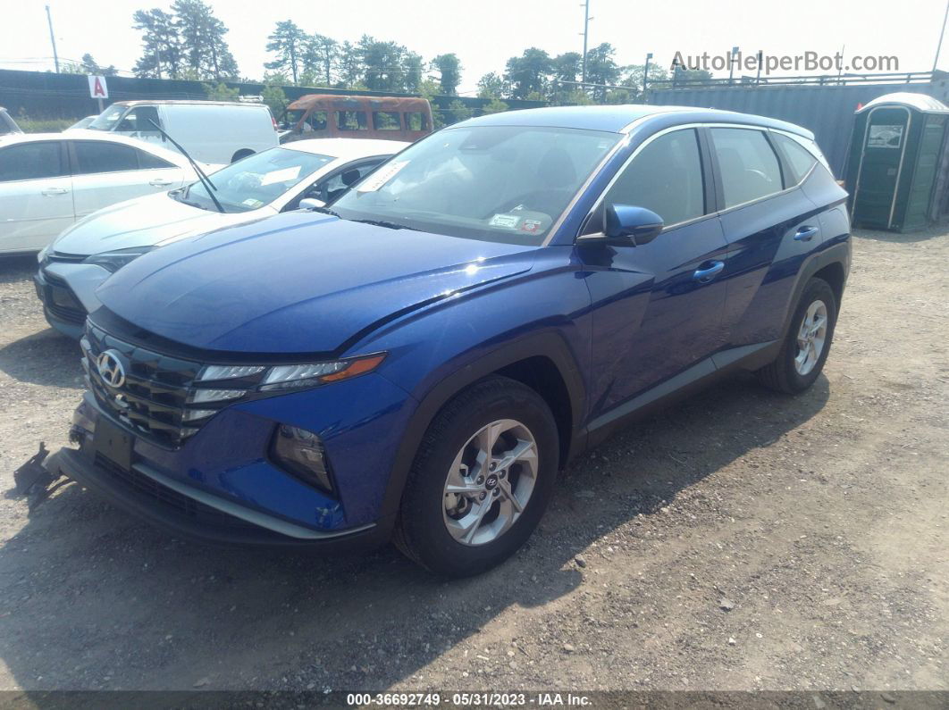 2022 Hyundai Tucson Se Blue vin: 5NMJACAE2NH087582