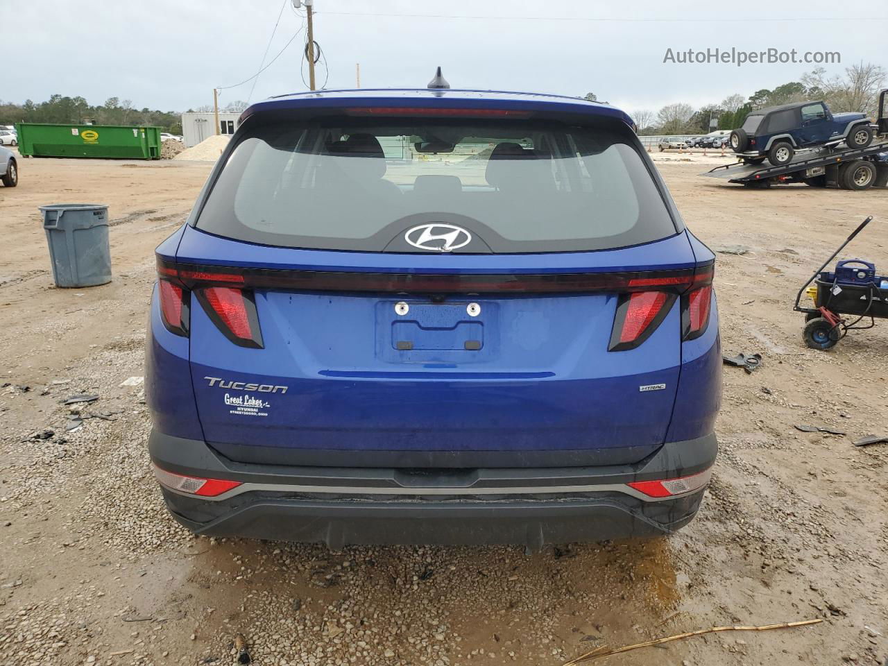 2022 Hyundai Tucson Se Blue vin: 5NMJACAE3NH029108