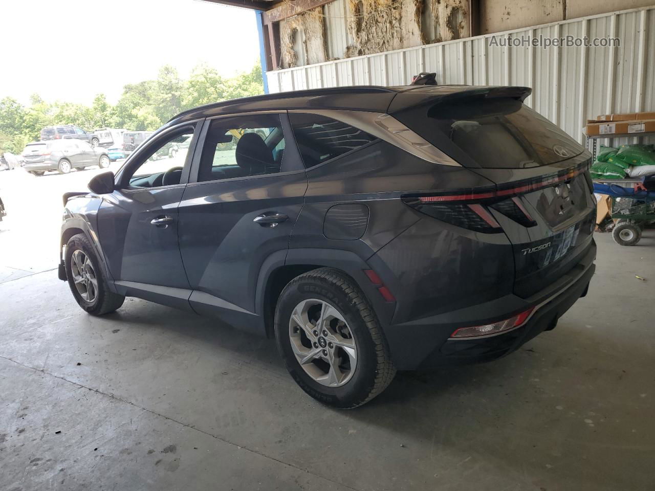 2022 Hyundai Tucson Sel Gray vin: 5NMJB3AE0NH039480