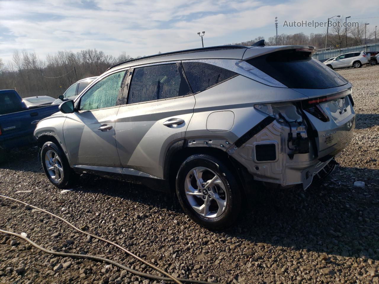 2022 Hyundai Tucson Sel Silver vin: 5NMJB3AE0NH071703