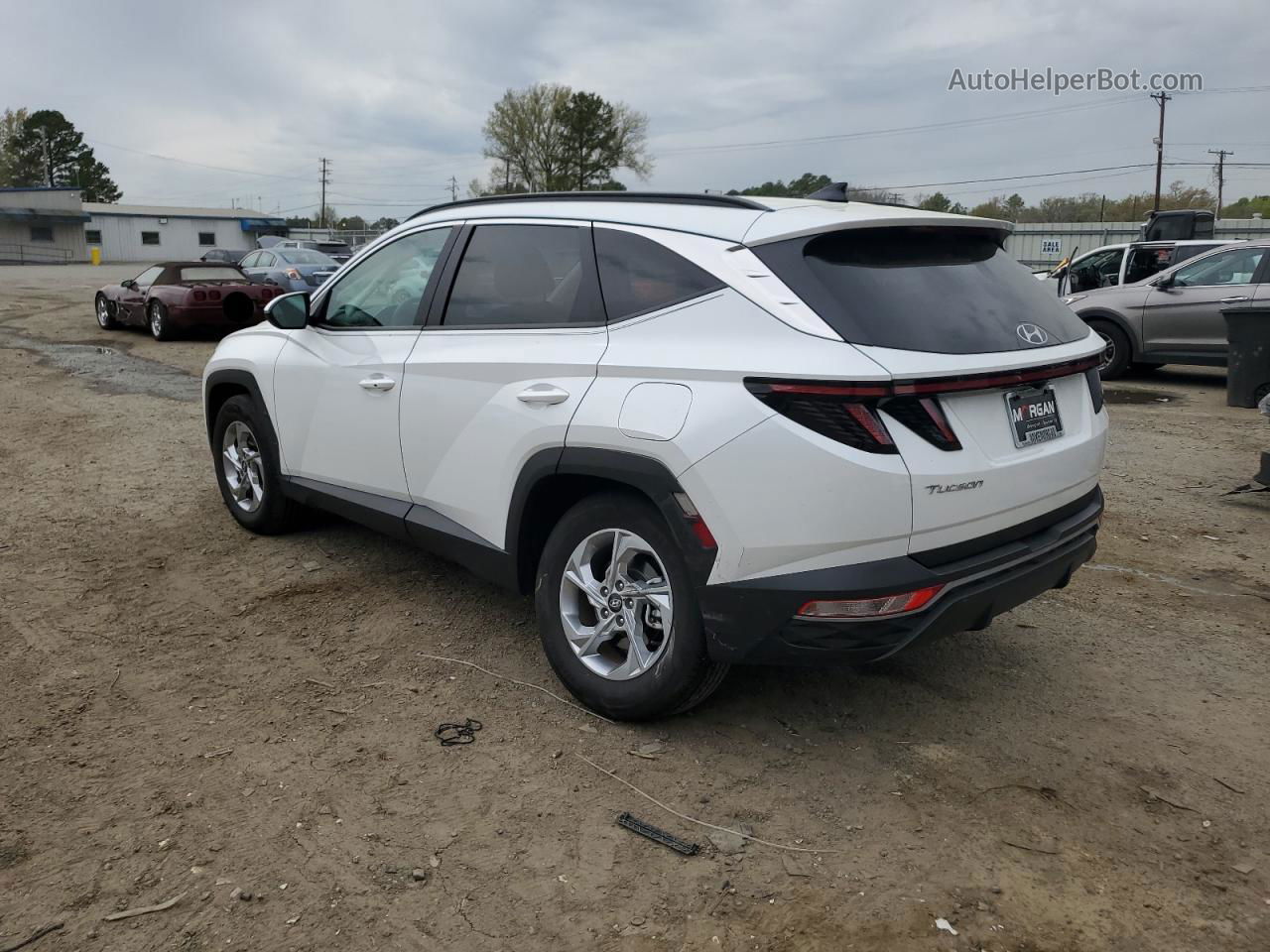 2022 Hyundai Tucson Sel White vin: 5NMJB3AE1NH118592