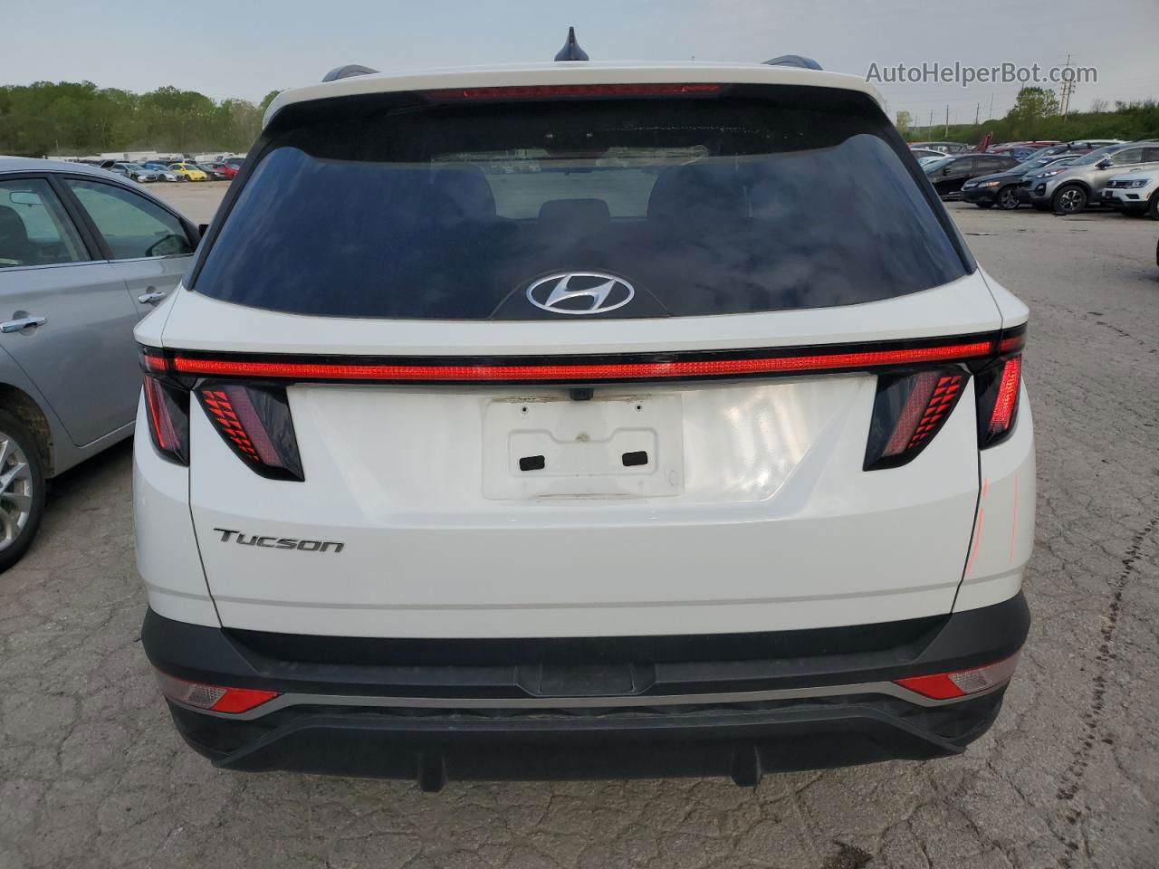 2022 Hyundai Tucson Sel Белый vin: 5NMJB3AE3NH140805