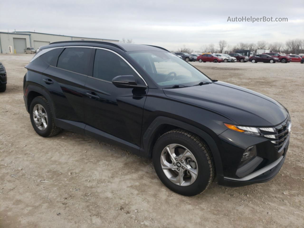 2022 Hyundai Tucson Sel Черный vin: 5NMJB3AE4NH002609