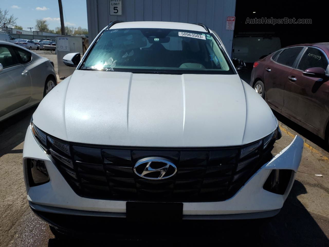 2022 Hyundai Tucson Sel White vin: 5NMJB3AE4NH057531