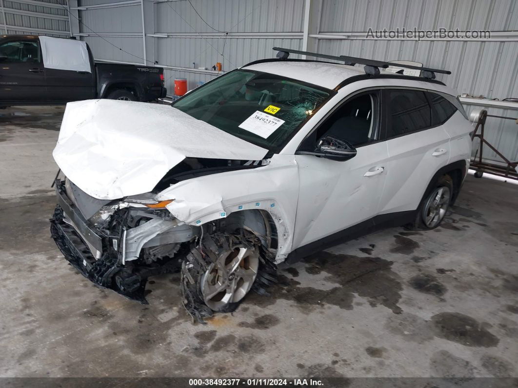 2022 Hyundai Tucson Sel White vin: 5NMJB3AE4NH079027