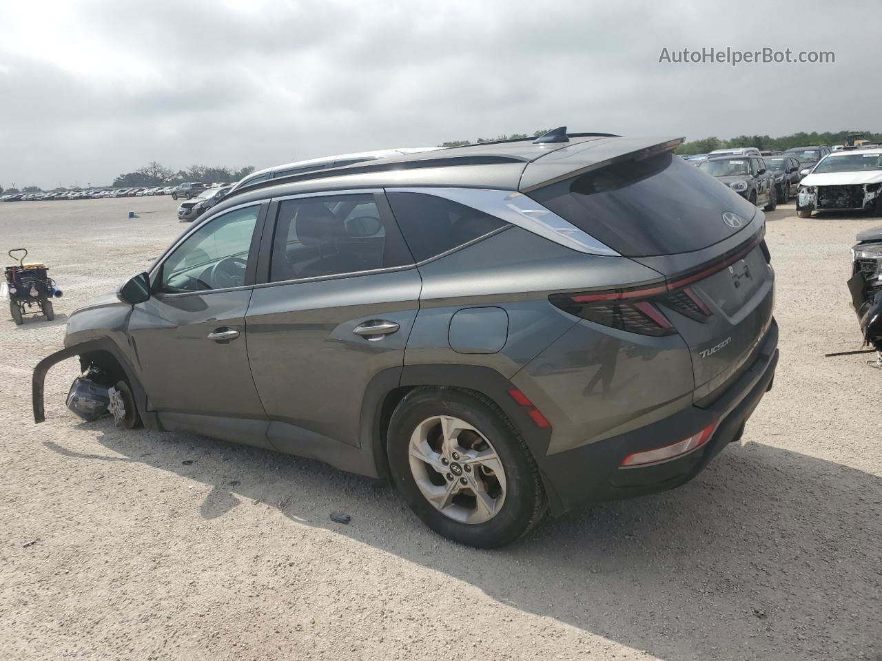 2022 Hyundai Tucson Sel Gray vin: 5NMJB3AE4NH107117