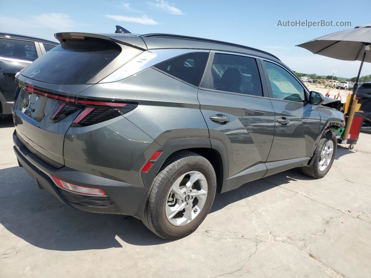 2022 Hyundai Tucson Sel Серый vin: 5NMJB3AE4NH133264