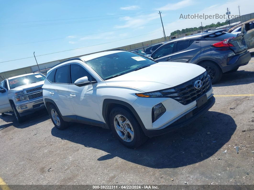 2022 Hyundai Tucson Sel White vin: 5NMJB3AE5NH040981