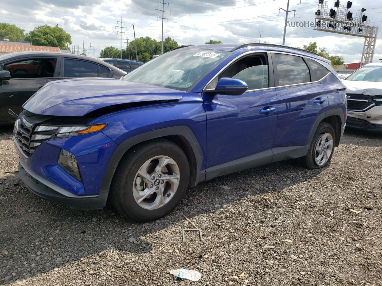 2022 Hyundai Tucson Sel Blue vin: 5NMJB3AE5NH060549