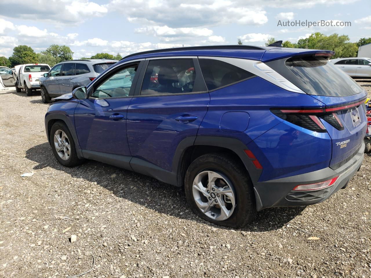 2022 Hyundai Tucson Sel Blue vin: 5NMJB3AE5NH060549