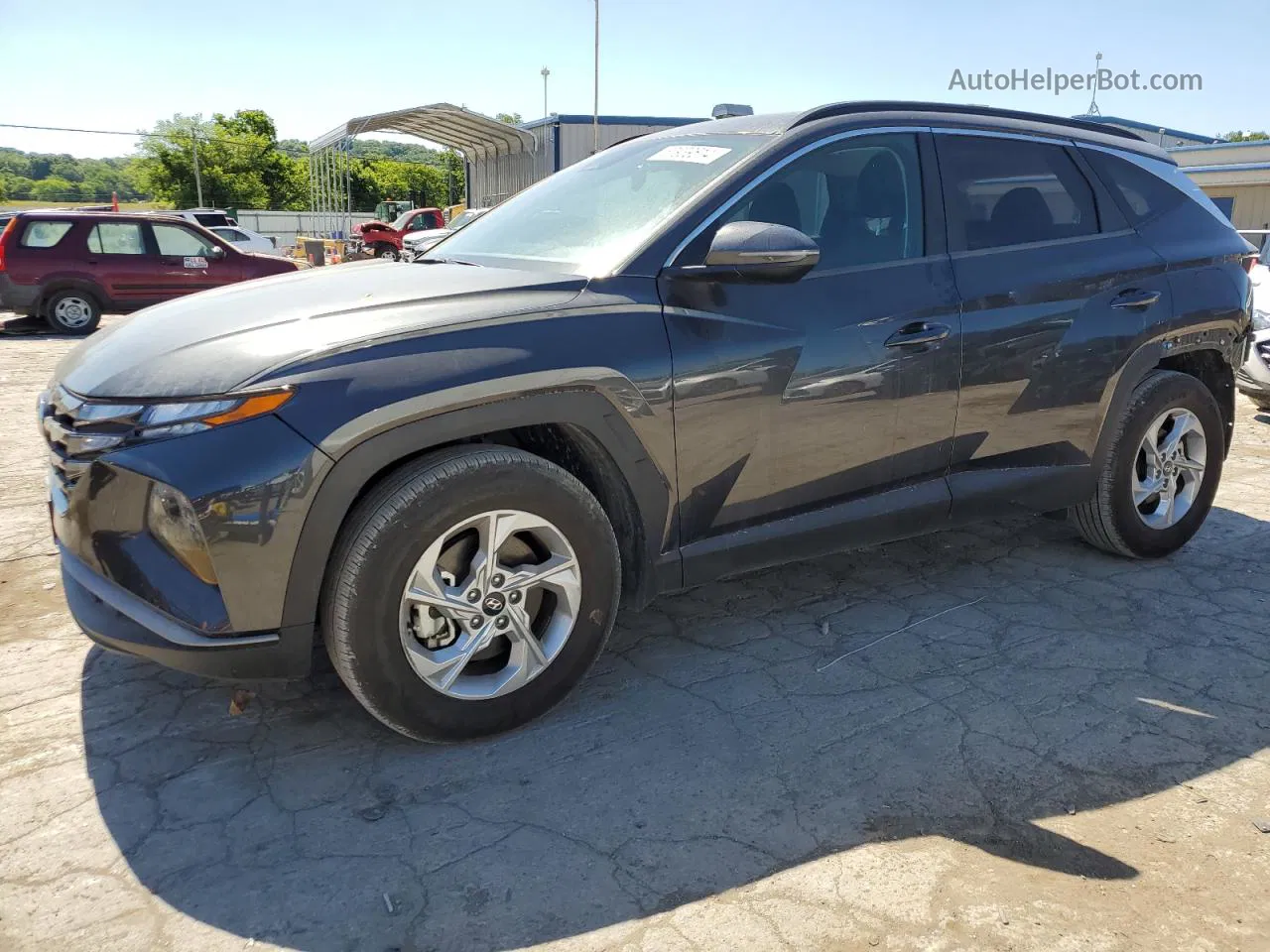 2022 Hyundai Tucson Sel Gray vin: 5NMJB3AE5NH091655