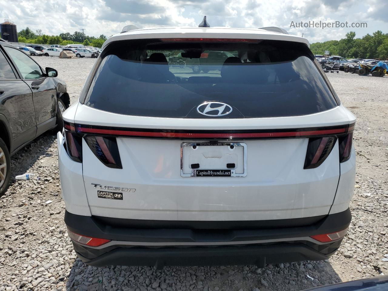 2022 Hyundai Tucson Sel White vin: 5NMJB3AE5NH142068