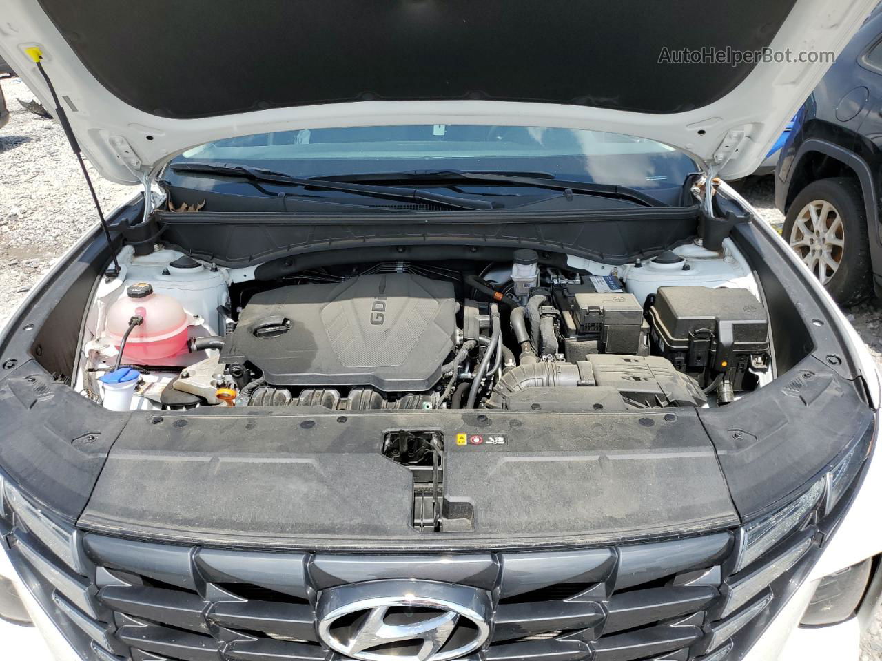 2022 Hyundai Tucson Sel Белый vin: 5NMJB3AE5NH142068