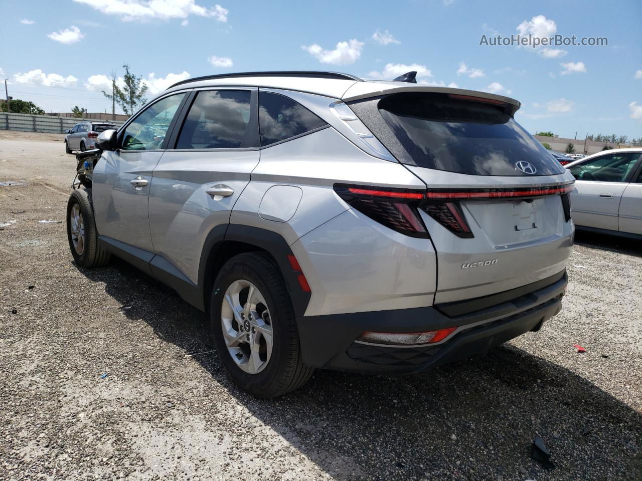 2022 Hyundai Tucson Sel Серебряный vin: 5NMJB3AE6NH005169