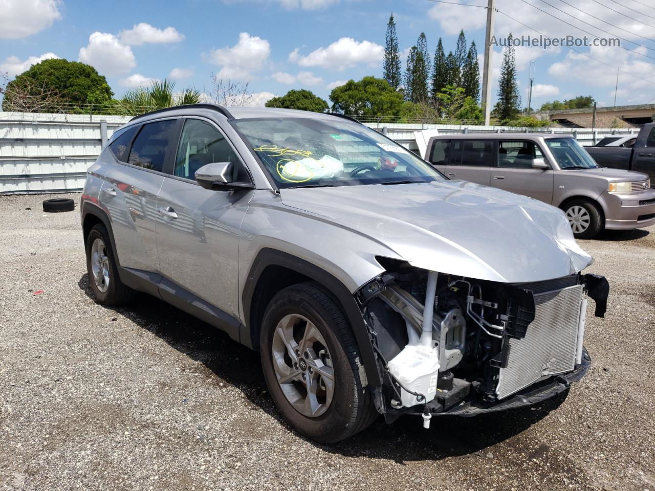 2022 Hyundai Tucson Sel Silver vin: 5NMJB3AE6NH005169