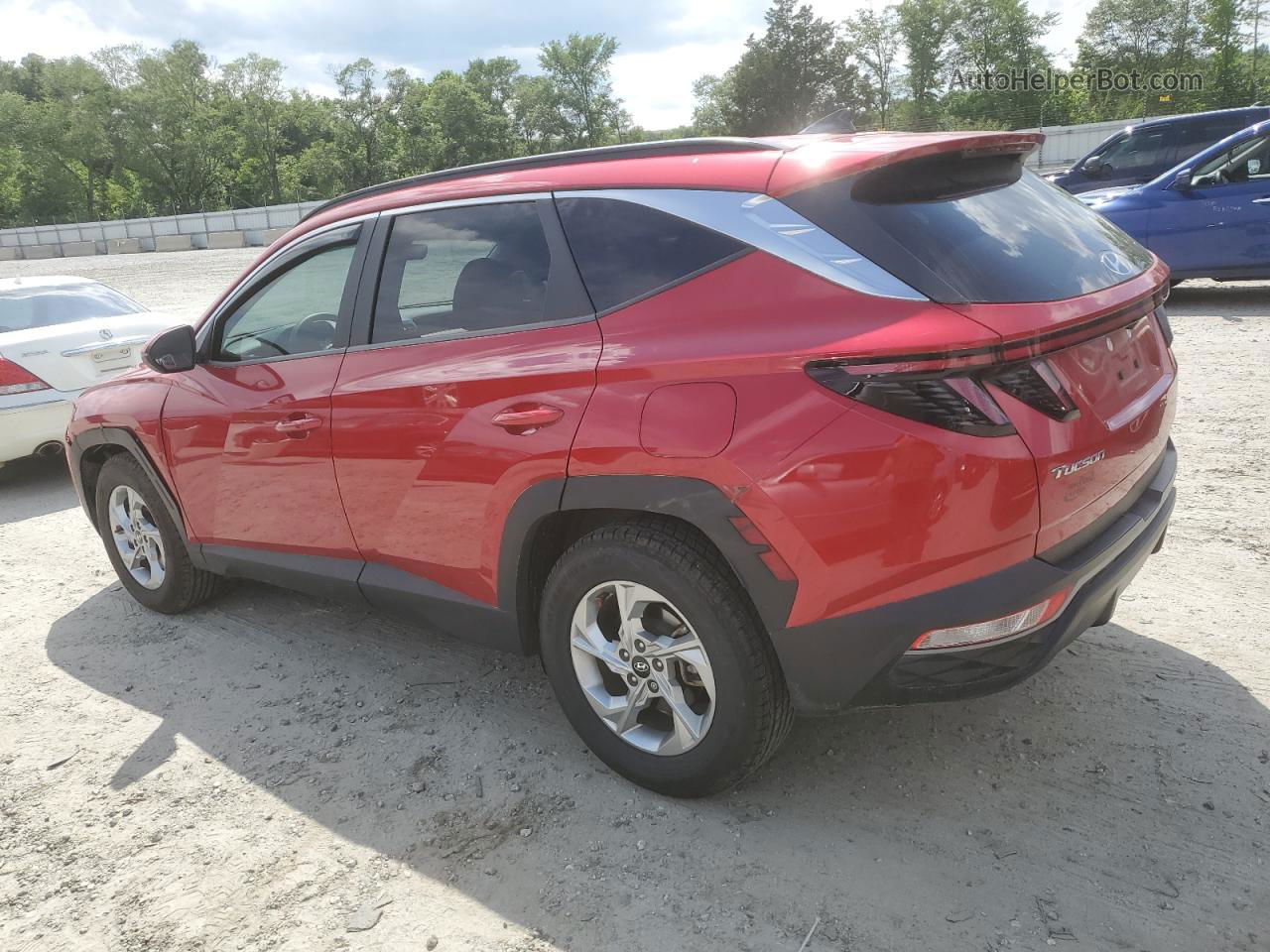 2022 Hyundai Tucson Sel Красный vin: 5NMJB3AE6NH056932