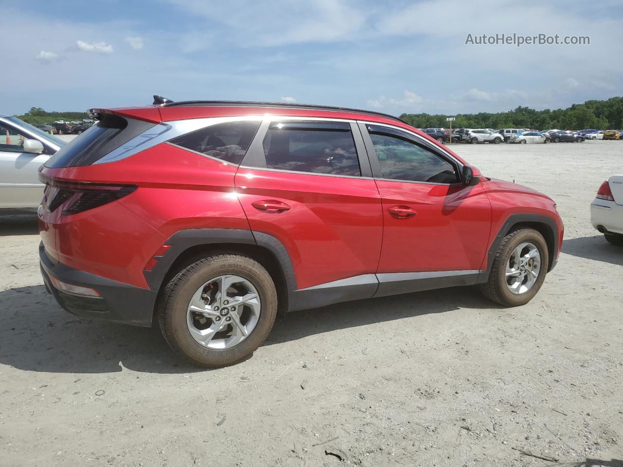 2022 Hyundai Tucson Sel Красный vin: 5NMJB3AE6NH056932