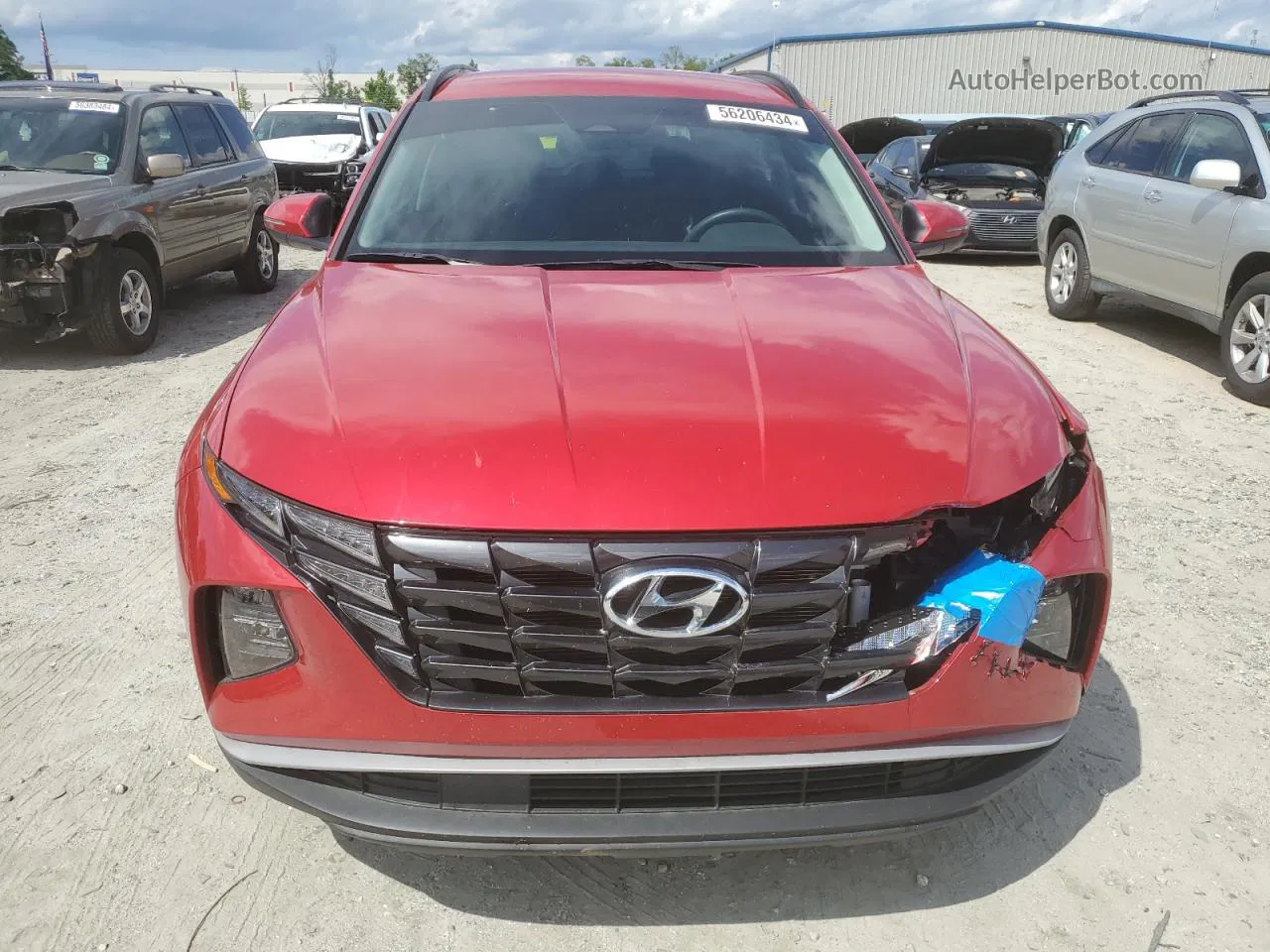 2022 Hyundai Tucson Sel Red vin: 5NMJB3AE6NH056932