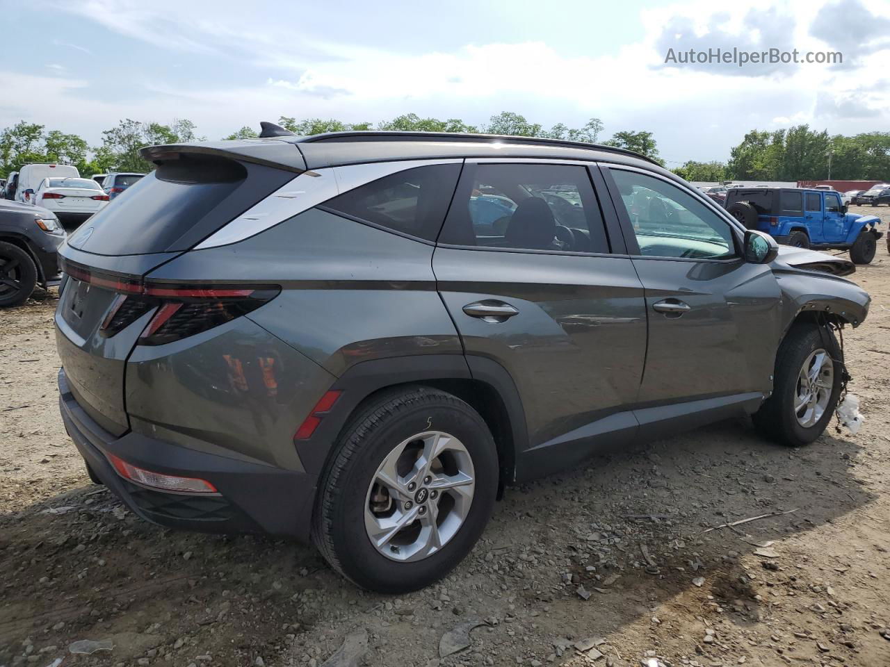 2022 Hyundai Tucson Sel Green vin: 5NMJB3AE6NH147151