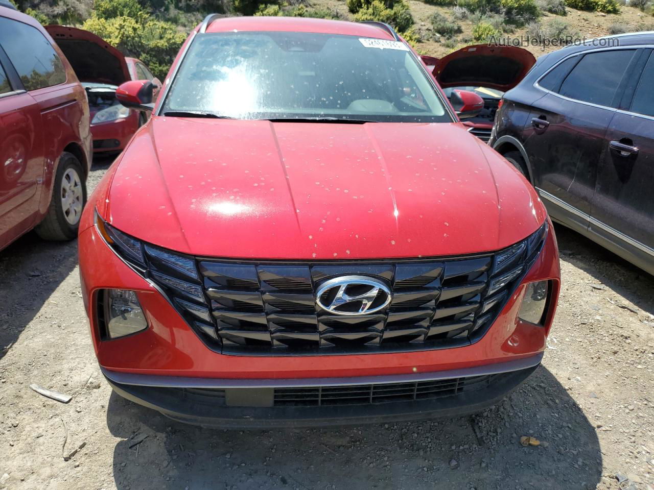 2022 Hyundai Tucson Sel Red vin: 5NMJB3AE7NH106897