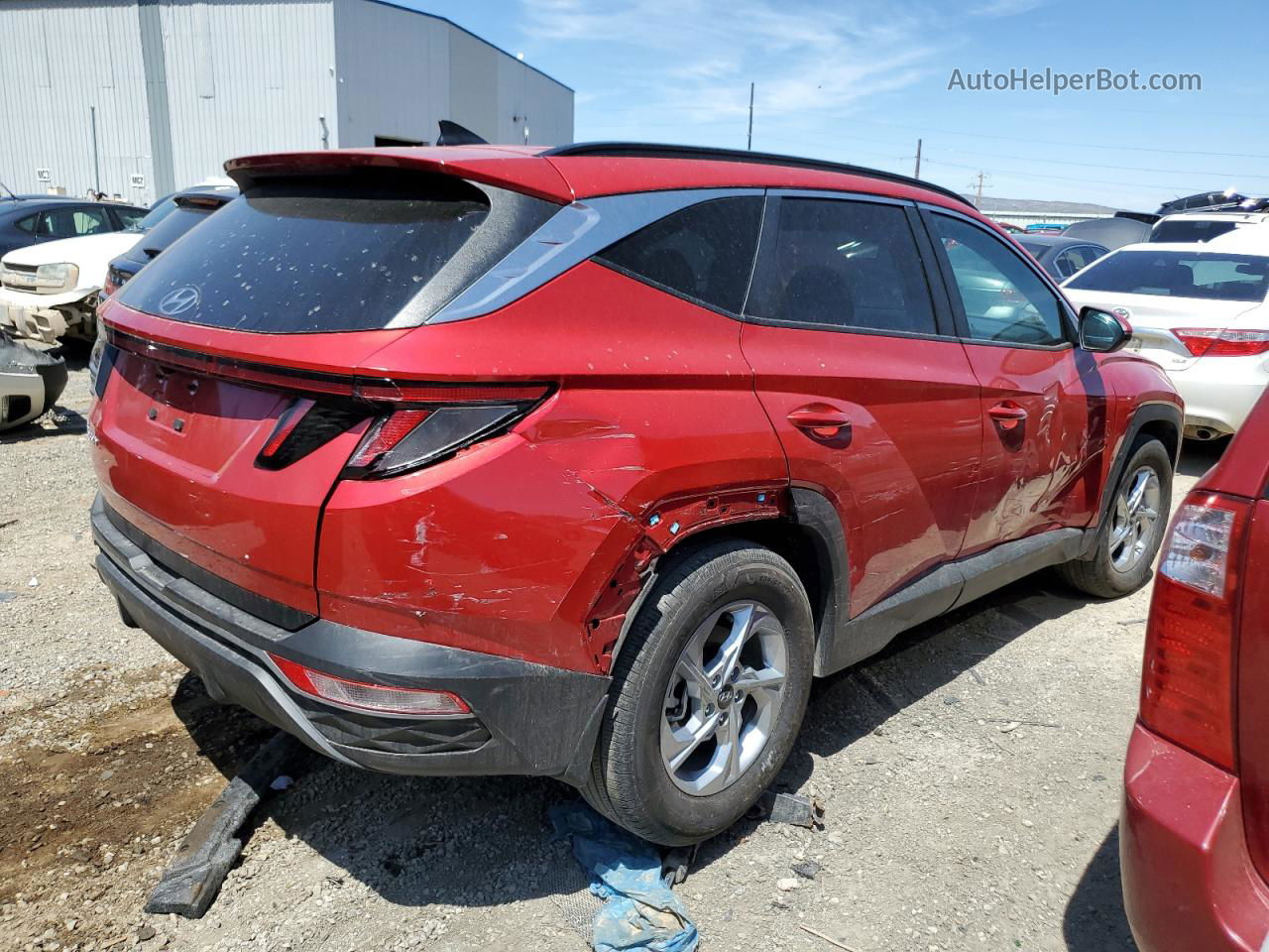 2022 Hyundai Tucson Sel Red vin: 5NMJB3AE7NH106897