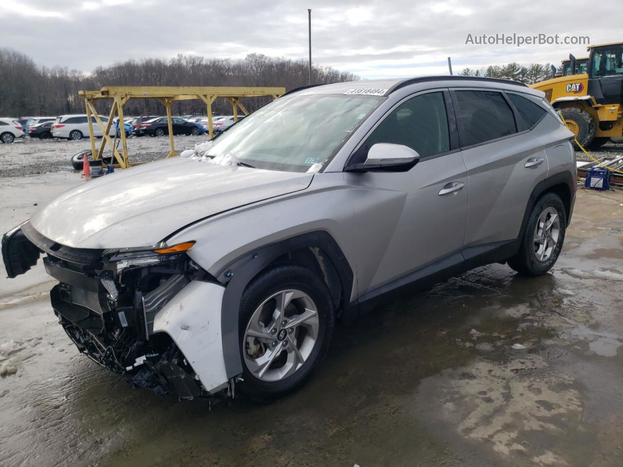 2022 Hyundai Tucson Sel Серебряный vin: 5NMJB3AE8NH003617