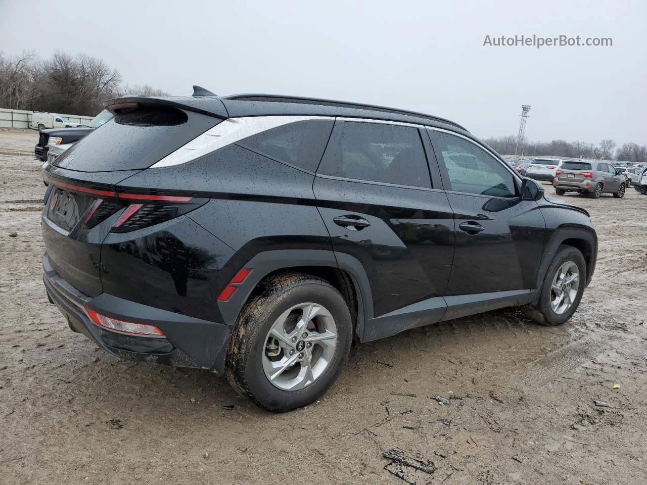 2022 Hyundai Tucson Sel Черный vin: 5NMJB3AE8NH046466