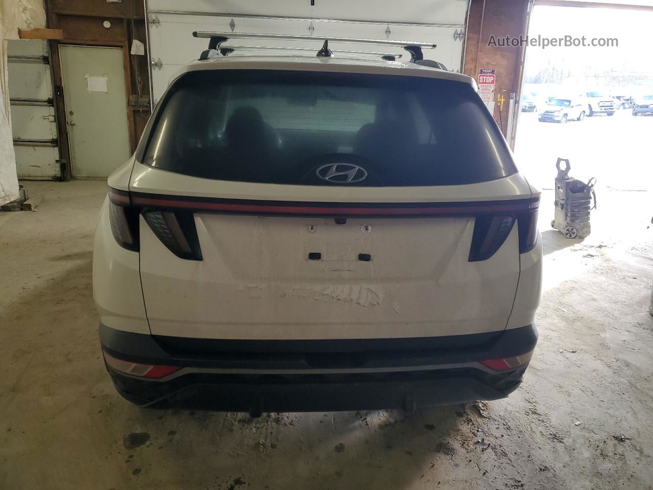 2022 Hyundai Tucson Sel White vin: 5NMJB3AE8NH145238