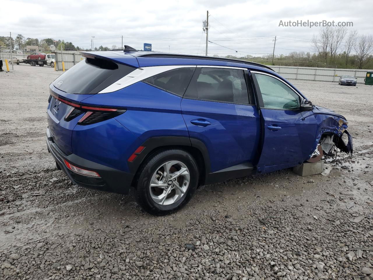 2022 Hyundai Tucson Sel Blue vin: 5NMJB3AE9NH111020