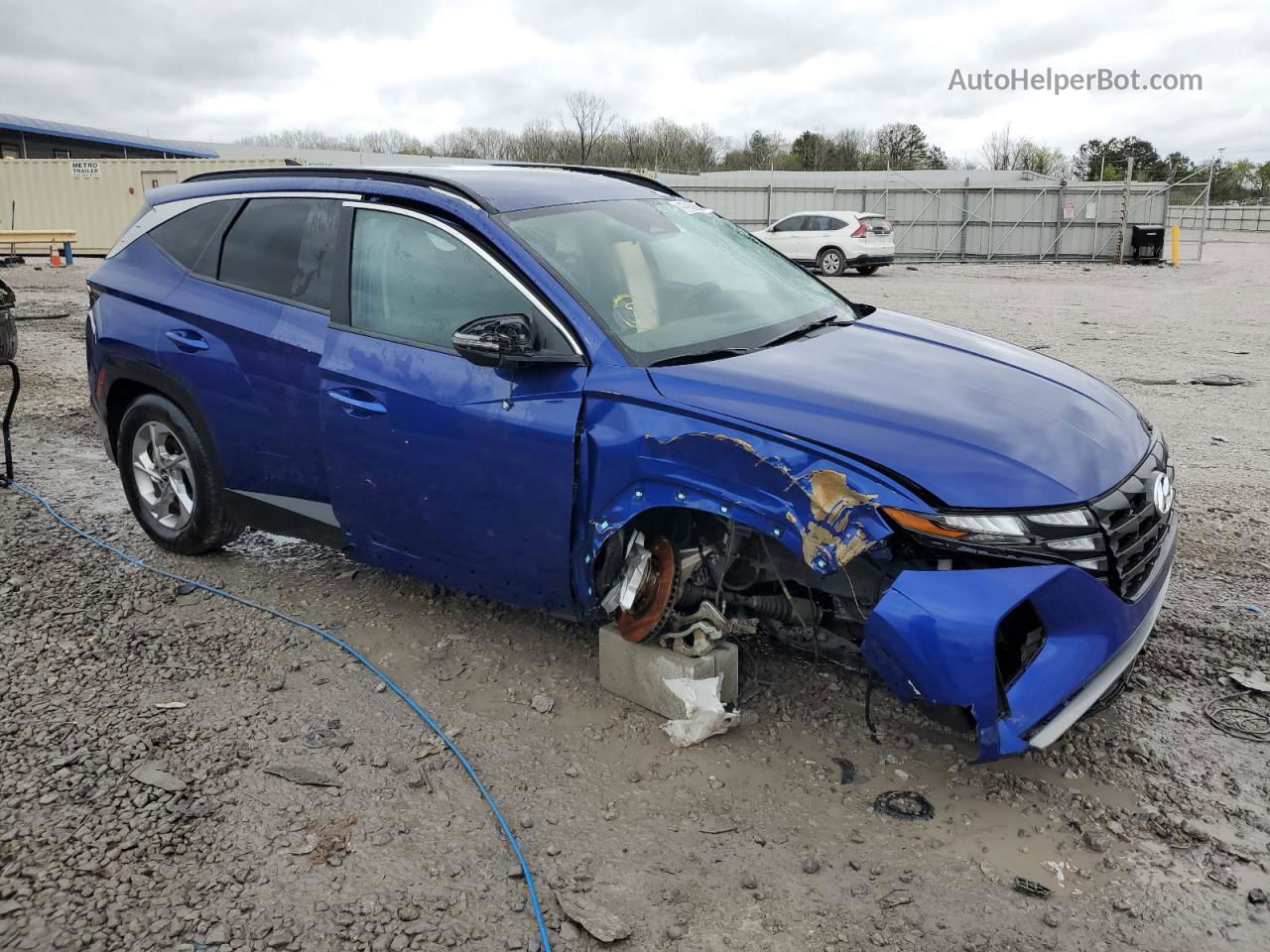 2022 Hyundai Tucson Sel Blue vin: 5NMJB3AE9NH111020