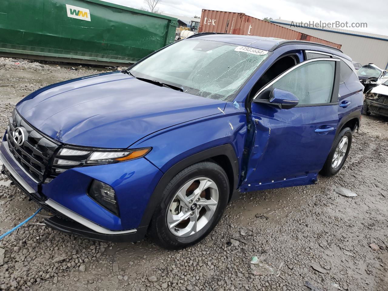 2022 Hyundai Tucson Sel Blue vin: 5NMJB3AE9NH111020