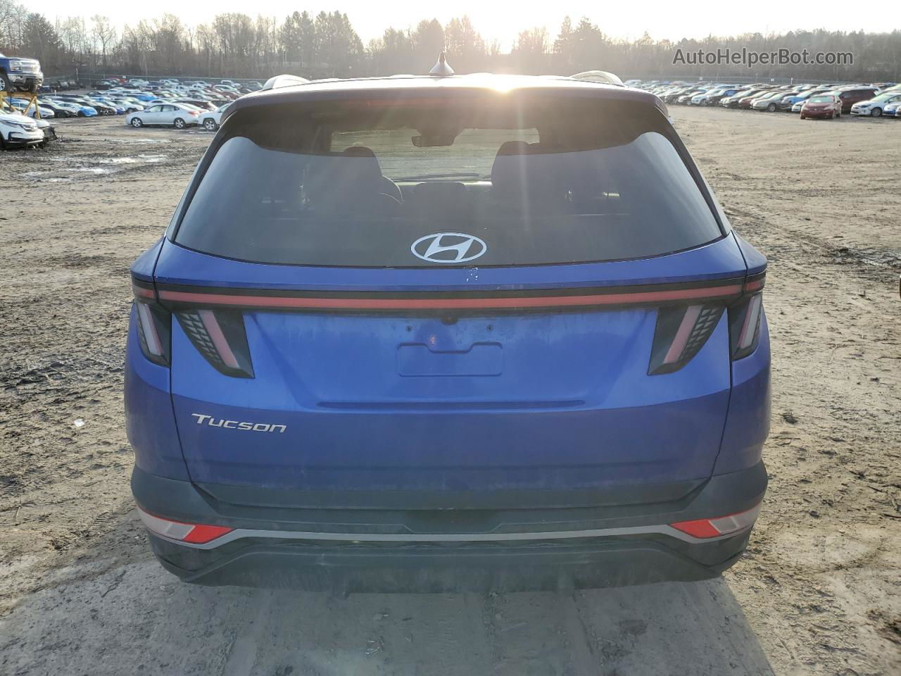 2022 Hyundai Tucson Sel Blue vin: 5NMJB3AEXNH002565