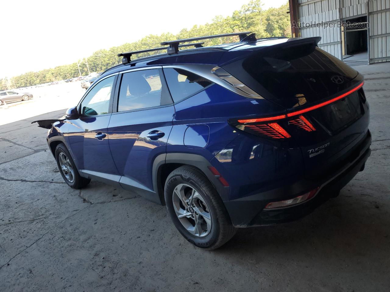 2022 Hyundai Tucson Sel Blue vin: 5NMJB3AEXNH036425