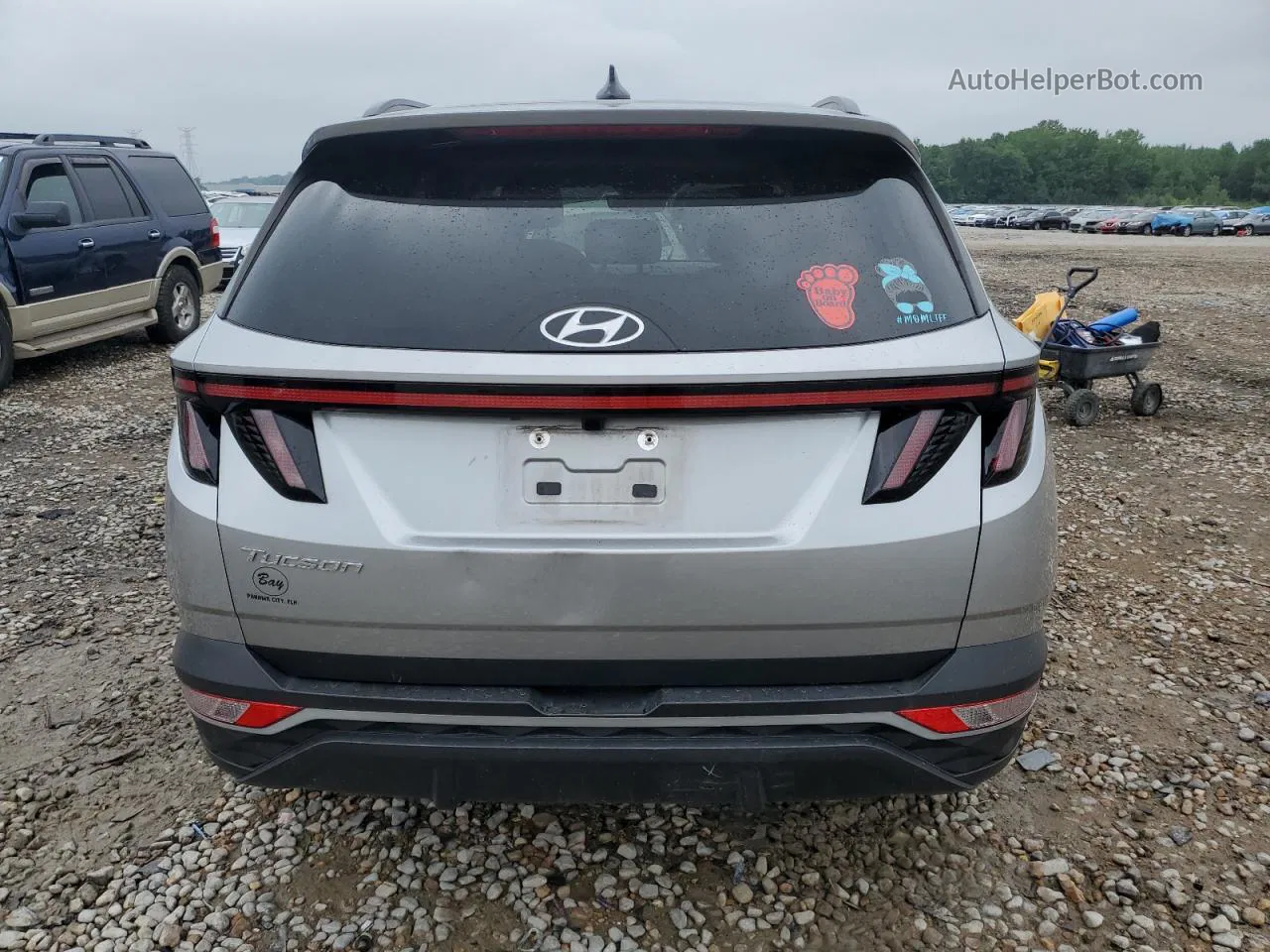 2022 Hyundai Tucson Sel Gray vin: 5NMJB3AEXNH064466