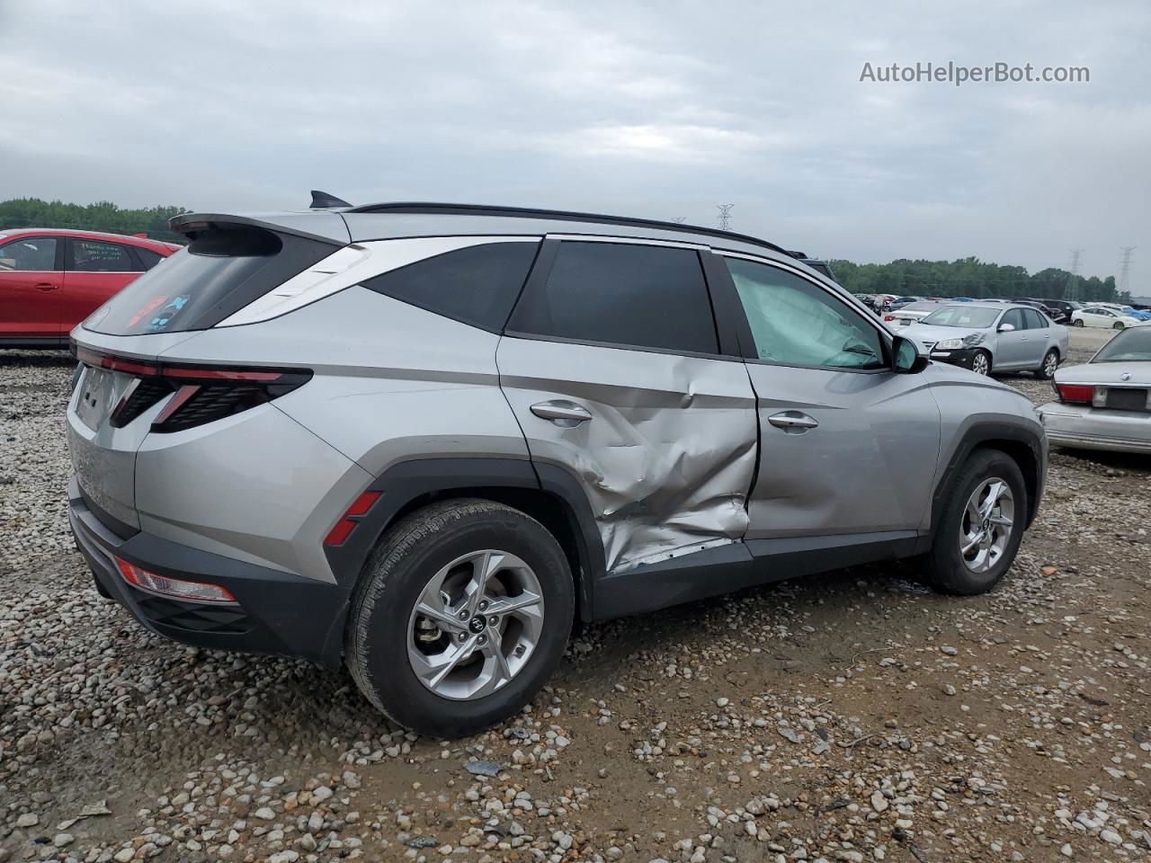 2022 Hyundai Tucson Sel Gray vin: 5NMJB3AEXNH064466