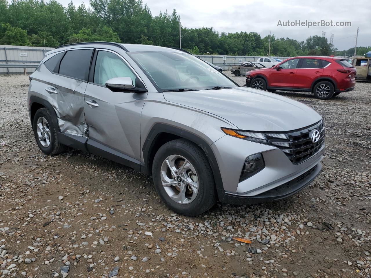 2022 Hyundai Tucson Sel Gray vin: 5NMJB3AEXNH064466