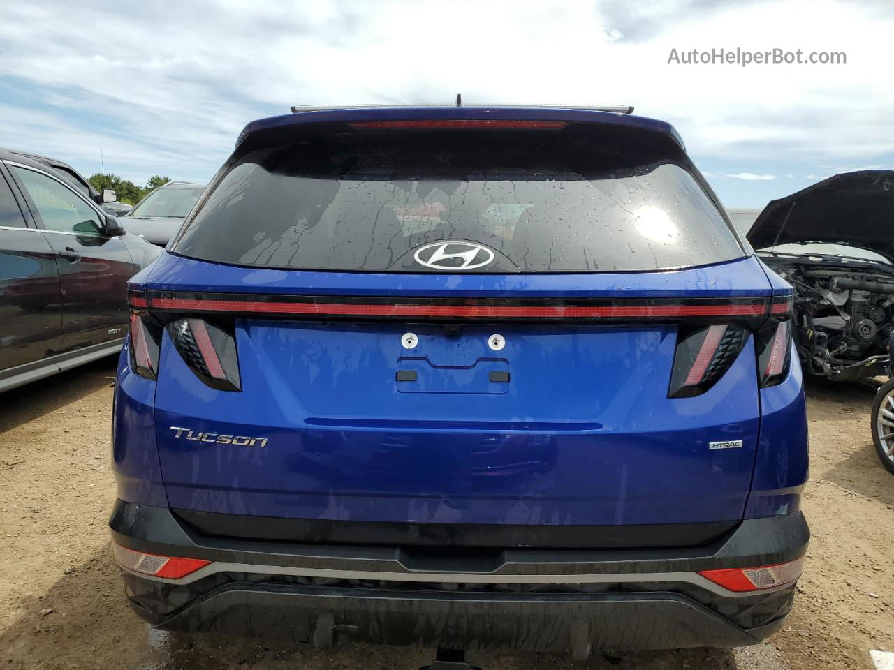 2022 Hyundai Tucson Sel Blue vin: 5NMJBCAE0NH091448